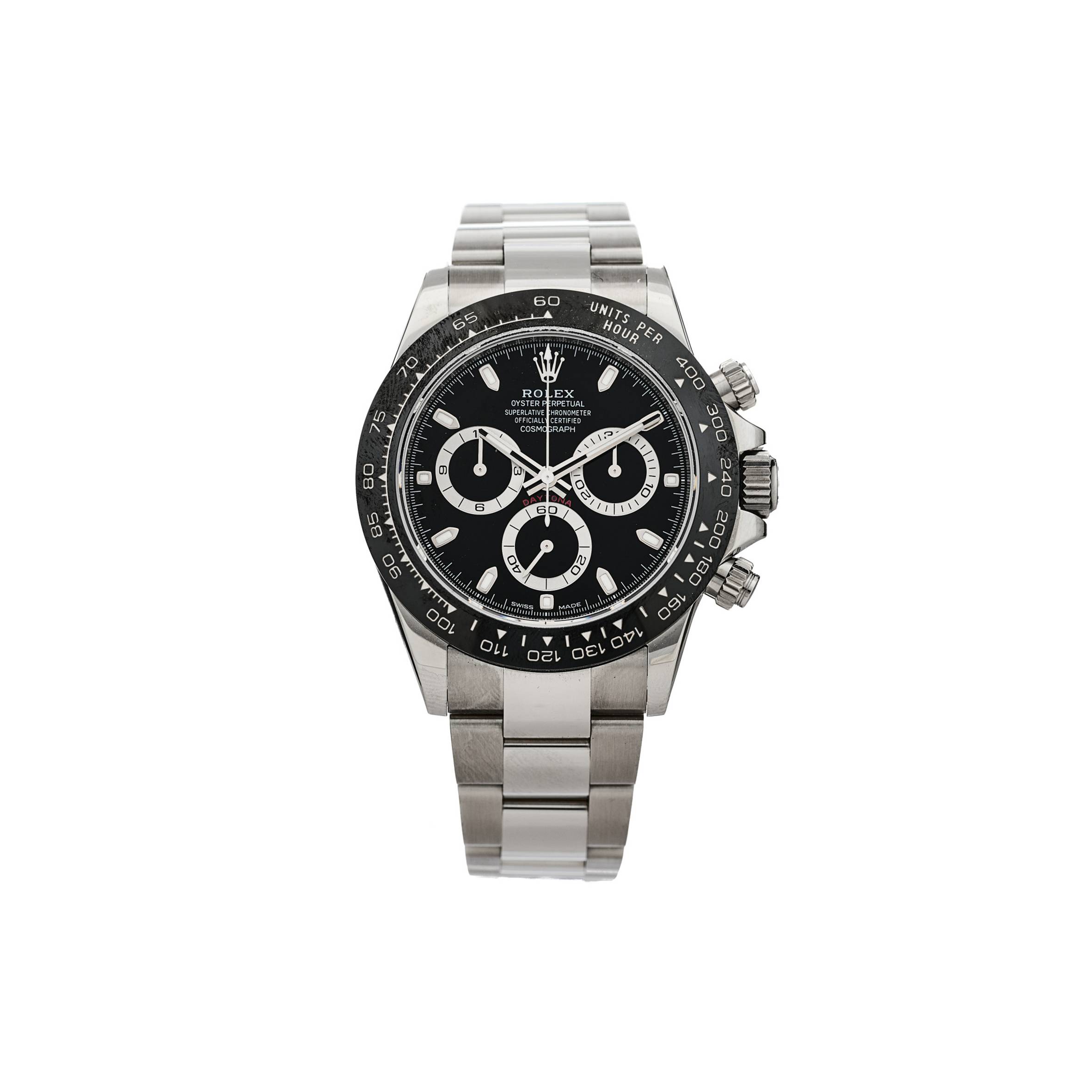 R*l*x stainless steel 40mm oyster perpetual cosmograph daytona watch black 116500ln